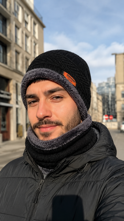 ❄️ Set Invernal Pro-Warm — Gorro y Cuello con Interior de Terciopelo 🔥