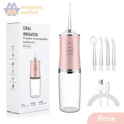 🦷 Irrigador Bucal Inalámbrico Pro: Sonrisa Impecable en 60 Segundos 🚀