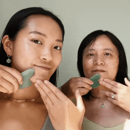 Set de Jade Natural para Drenaje Linfático y Cuidado Facial💎🌿