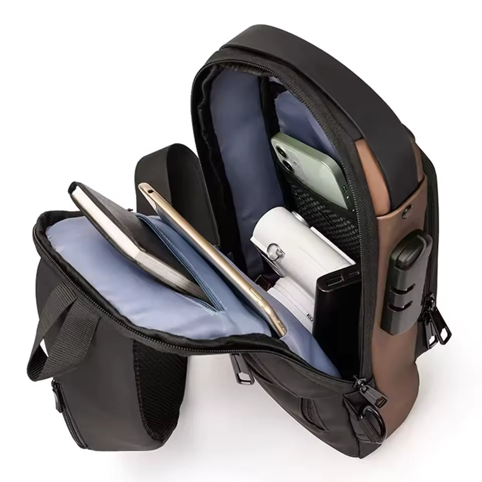 Bolso Antirrobo Pro-Shield: Seguridad Blindada y Estilo Urbano 🔒🛡️