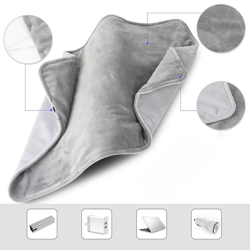 Mini Manta Térmica Ultra-Soft 🔥 Calidez para Personas y Mascotas