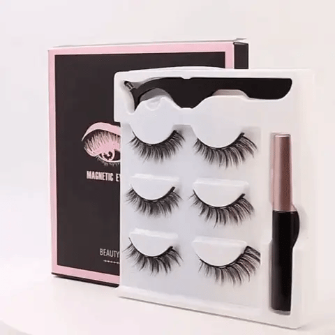 Kit Mirada Perfecta: Pestañas Magnéticas Reutilizables (3 Pares)💅